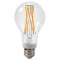 Happylight Soft White LED Bulb 100W Equivalence A21 E26 Medium Filament 2PK-Clear-2.4in. Dia. x 4.2in. Length HA2742353